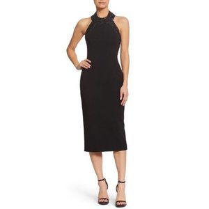 Dress The Population Cleo Black Halter Dress - XS